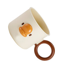 Round Cartoon Toothbrush Cup - Plastic Water Mug Holders for Home & Travel