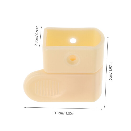 2Set Fibbia Auto Blocco Per in Beige Sicurezza 1