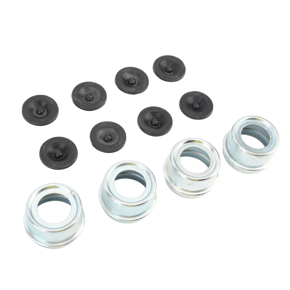 4 Pack Trailer Hub Dust Caps 2.72In For Rv Boat Campers 7000-8000 Lbs 5031386566465