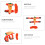 1Ensemble Harnais Chat Rouge Polyvalent Léger Réglable Pour Extérieur 6