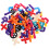 4Ensembles Jouets Educatifs Blocs Emboîtables Plastique 9