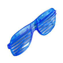 Blue LED Light Up Shutter Shades for Halloween Party, 16x14x5cm