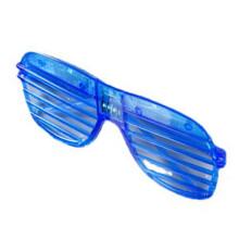 Glow in The Dark LED Shutter Shades for Halloween, Blue, 16x14x5cm
