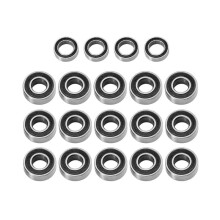 19Pcs Sealed Bearing Kit for Slash 2WD Bandit Stampede Rustler 2WD 1/10 RC Car Upgrade Parts Accessories