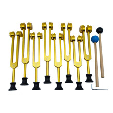 Ensemble de Diapasons pour la GuéRison, la ThéRapie par le Son (126,22 Hz, 136,1 Hz, 141,27 Hz, 172,06 Hz, 194,18 Hz, 210,42 Hz, 221,23 Hz) Or
