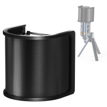 Mikrofonfilter, Mikrofonschirm mit Metallgitter und Schaumstofffilter, Noise Shields MikrofonzubehöR