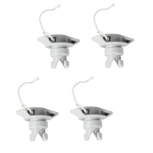 4 PièCes Gonflable Radeau Valves Couvercles Bouchon Dinghy Valves Bouchon Bateau Accessoires