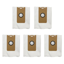5Pcs Dust Bags for Lydsto W2 Robot Vacuum Cleaner Dust Bag Accessories Cleaner Spare Parts Replaceable Parts Accessories