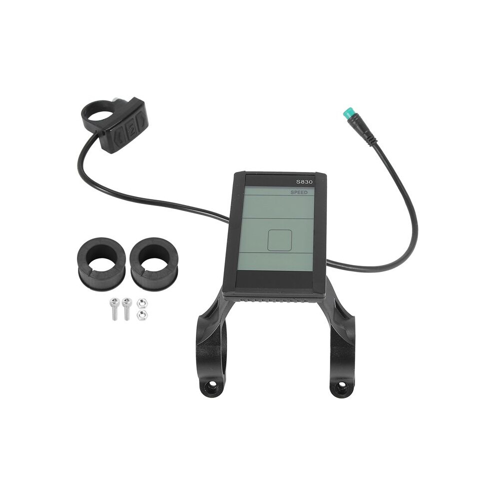 Protocol 2 Electric Bicycle Bike Display 24V 36V 48V Lcd S830 Display With Usb Waterproof Connection (5 Pins) 6032730198690