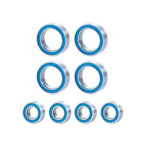 8PCS GummitäTade Kullagersats för 1/16 E-Revo Slash Rally Summit RC Car Upgrades Delar TillbehöR