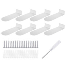 Floating Shoe Display Shelves for Wall Mount Set of 8,Clear Acrylic Floating Shelves for Showcase Sneaker Collection