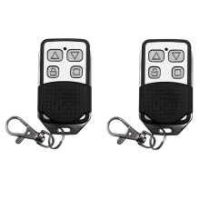 2Pcs 4 Button Electric Garage Door Opener Wireless Remote Control 433MHZ Wireless Radio Frequency Remote Control