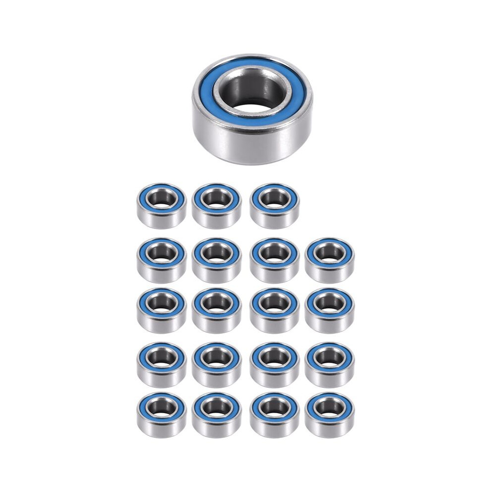 20Pcs Mr105-2Rs 5X10x4mm Bearing Steel Double-Shielded Miniature Bearings, 6032695147740