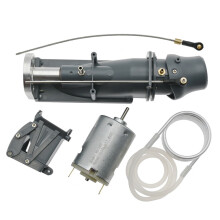 Water Jet Thruster Power Sprayer Pump Water Jet Pump with 540 Motor + Water Cooling Jacket Set for RC Jet Boat