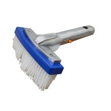 5.5In Stainless Steel Swimming Pool Cleaner Brush for Spa Pond Floor Wall Cleaning Equipment Tool