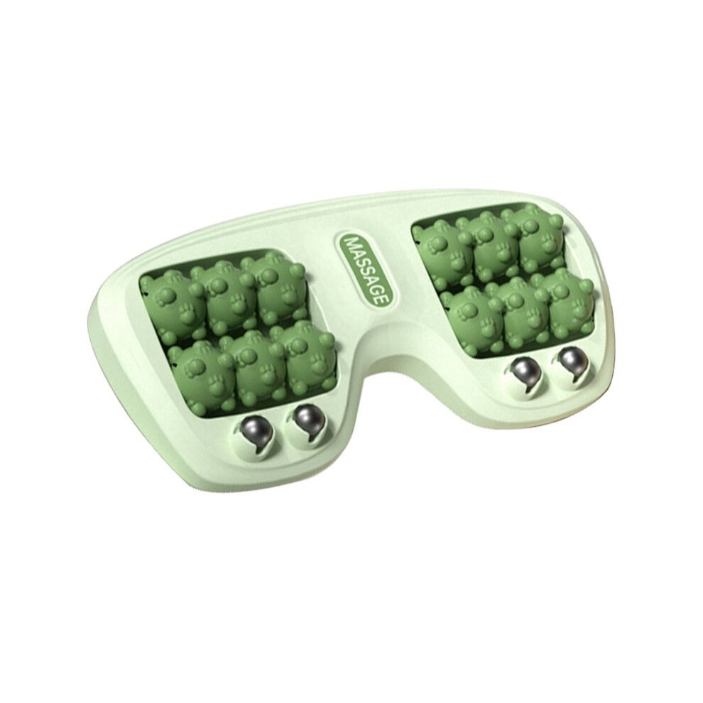 Foot Massage Roller Feet Reflexology Therapy Body Stiffness Yoga Fitness Training Muscle Relaxation Massager Green