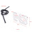 Scuba Diving SS Plate Hook with Bungee for Backmount Sidemount BCD and Dry Suit 2