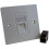 kenable Through Coupler Keystone Faceplate Cat5E 1 Port RJ45 Socket Network Plate 1