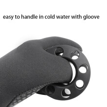 15M Scuba Diving Spool Finger Reel with Stainless Steel Double Ended Hook SMB Equipment Cave Dive