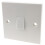kenable Electrical UK Domestic Household Light 1 Way Single Light Switch White 1