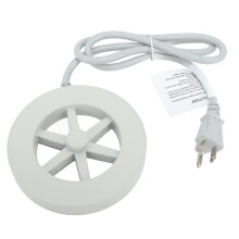 70W Outdoor Bird Bath Heater with Auto Temperature Control, White