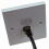 kenable Through Coupler Keystone Faceplate Cat5E 1 Port RJ45 Socket Network Plate 5
