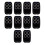 10pcs Garage Door Remote Control 250-913MHz Handheld Transmitter Universal Compatibility Secure Access 1