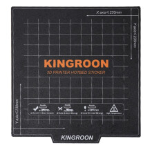 KINGROON Flexible Magnetic Heatbed Flexible Hot Bed Sheet A+B 3D Printer Hot Bed Sheet for KP3S KP5L 3 310x310mm