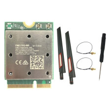 QCNCM865 WiFi7 Wireless WiFi Card+10DB Antenna 5800M 2.4G/5G/6Ghz 5.4 M.2 Wireless WiFi Adapter for Win10/11