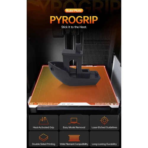 BIQU PyroGrip Build Plate Panda Build Plate Spring Steel Sheet Double-Sided Textured PEI Grid for  H2D 3D Printer 1