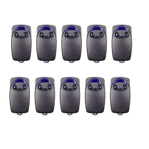 10 Pcs FLO2RS 433mhz Garage Door Remote Control Opener Flor-S Remote Control 2 Button Rolling Code Handheld Transmitter