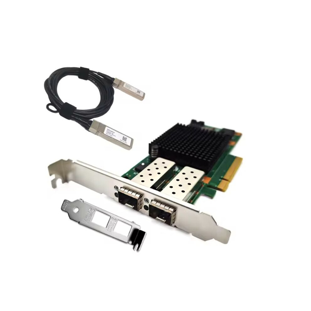 For X520-Da2 E10g42btda Sr2 82599Es Dual Optical Port 10G Gigabit Fiber Optic Network Card Pcie 6032309154577