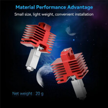For X1 Series Hotend Kit with Nozzle V4 Hotend with Fan Heating Upgrade Hot End Print 3D Printing Parts