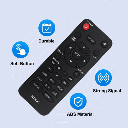 Replace Remote Control for MAGNAVOX  NC095 Remote Control 1