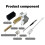 0.2MM Ceramic Hotend Kit for Centauri Carbon Hotend with Brass-Hardened Steel Nozzle Heating Element Extruder 6
