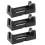 3X Plastic Shell 3V CR123A Button Cell Battery Sockets Holder Case Black 1