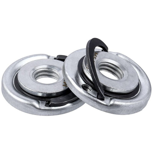 4Pcs Quick Change Angle Grinder Flange Nuts 5/8-11 Grinder Nut Replacement Lock Nuts Grinder Locking Nuts 1