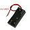 3X Noir Plastique Batterie Boite Support Cable 2 X 1.5V AAA 3