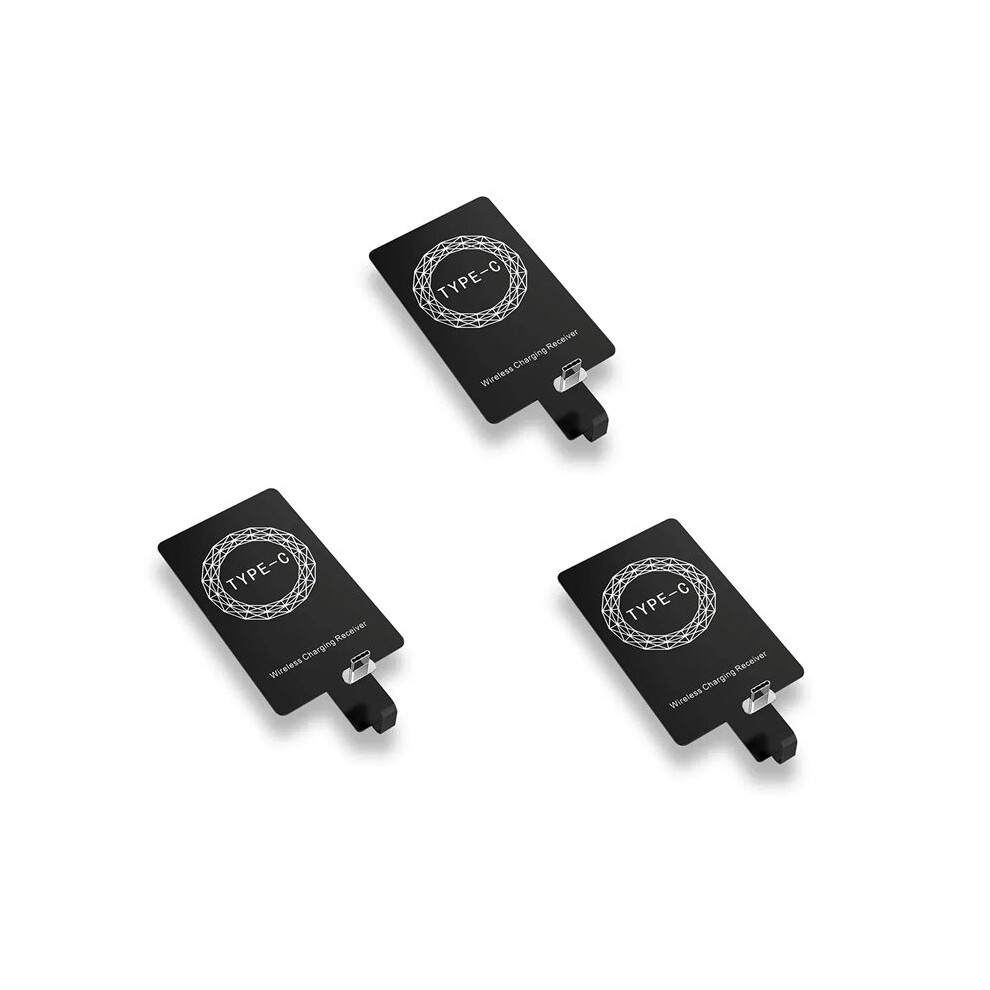 3X Type-C Wireless Charging Receiver Type C Fast Wireless Charger Adapter For 4711414553810