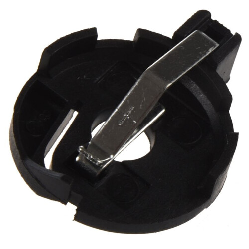 CR2016 2025 2032 Coin Cell Button Battery Holder Socket Black 100 Pcs