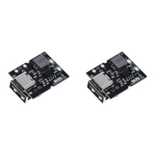 2X Type-C USB 5V 2A Boost Converter Step- Power Module Lithium Battery Charging Protection Board,with Welding