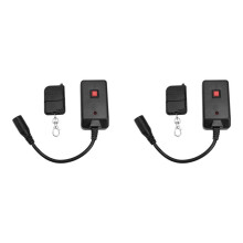 2X AC 90-240V Ricevitore Remoto Wireless Portatile A 3 Pin per Macchina del Fumo Ricevitore da Palco DJ Nebbia 400W 500W 900W 1500W B
