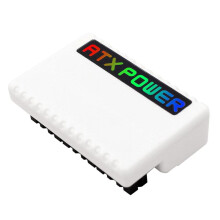 PH324 ATX 24Pin 90 Stopni Adapter Wtyczki Zasilania RGB ATX 24Pin 90 Stopni Złącze Zasilania do Komputera Stacjonarnego DIY Zasilacz B