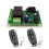 2X 433MHz Remote Control  Wireless Relay 2CH Module RF Transmitter  5V 12V 24V 30V for Garage Door Light Lamp 5