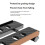 Adjustable Mobile PC Tower Stand - Telescopic CPU Holder with Rolling Casters, Desktop Computer Cart White 4