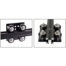 4X 3D Printer Accessories for  V Slot European Standard Aluminum Profile Pulley V-Slot Build Gantry Plate