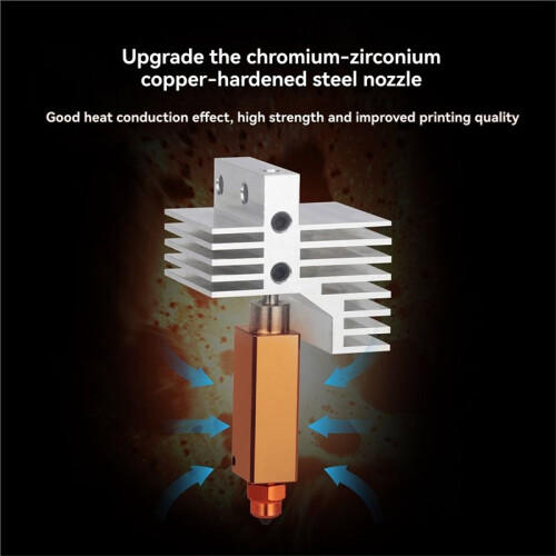 Hotend Nozzles for  Centauri Chromium Zirconium Copper Bimetallic Nozzle 0.2/0.4/0.6/0.8mm 3D Printer Part 2