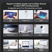 4G LTE Mobile Hotspot Router MiFi Unlocked Wireless SIM Card Slot Mobile Router Built in 10000MAh Battery WiFi Hotspot