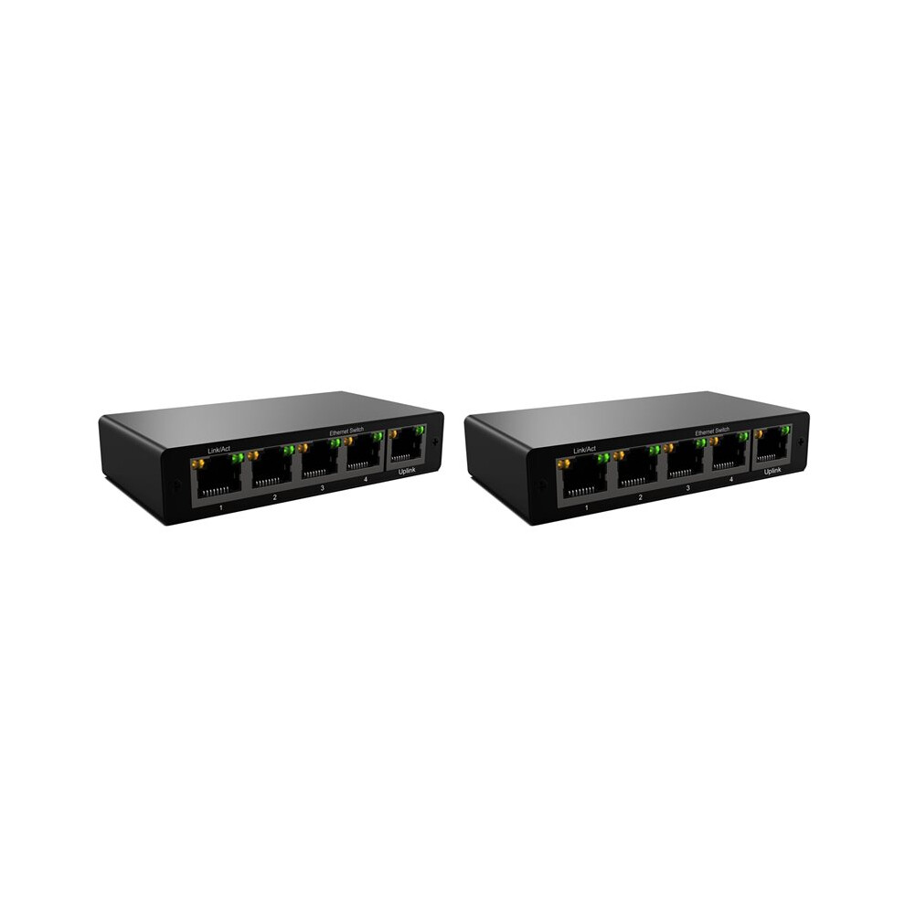 2X Gigabit Network Splitter 1000Mbps Rj45 Lan 1 To 4 Network Port Expansion Simultaneous Internet Access 4714095914499