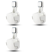 3X Wall Mount Bracket for Eero 6+ Dual-Band Mesh Wi-Fi 6+ Router, Sturdy Socket Bracket, Space Saving, Wire Management
